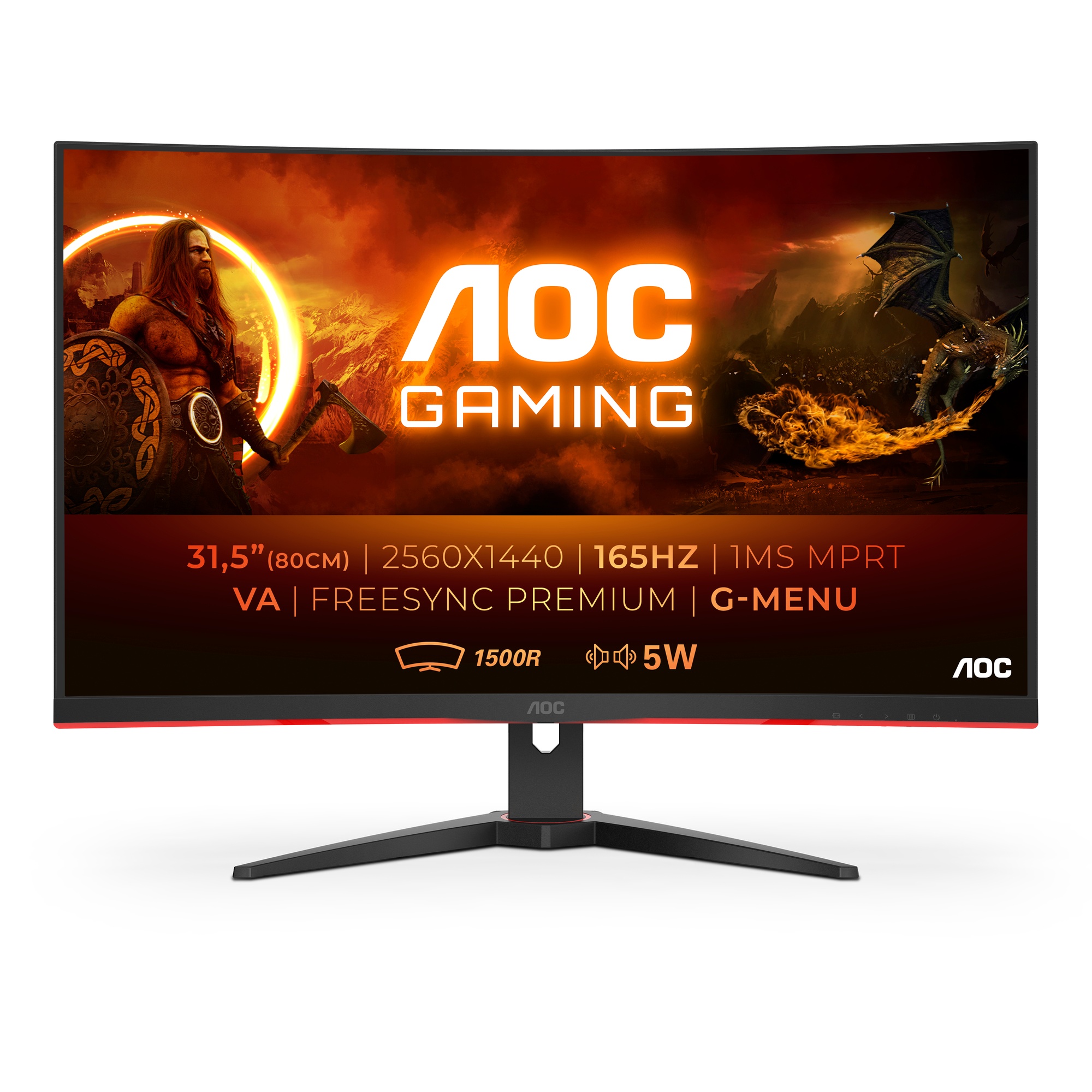 AOC CQ32G2SE/BK LCD & LED monitorok 0